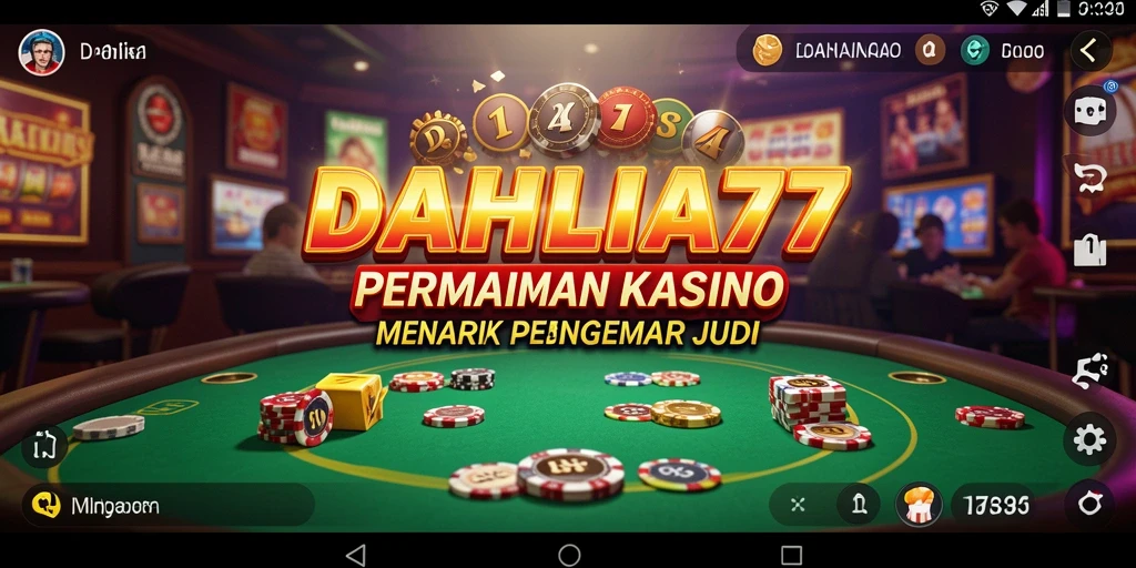 Tangkapan layar menunjukkan gameplay menarik dari DAHLIA77 yang menghibur.
