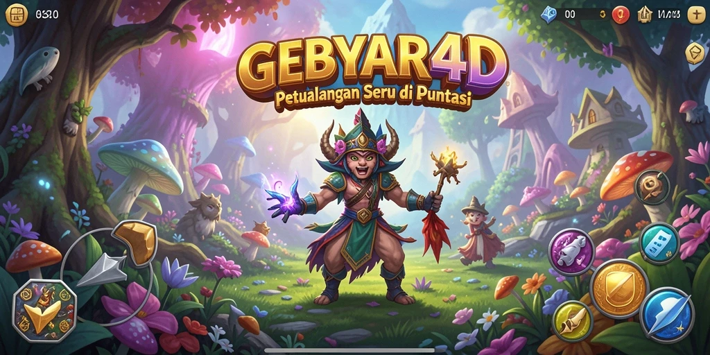 Screenshot gameplay GEBYAR4D yang menunjukkan aksi petualangan yang mendebarkan.