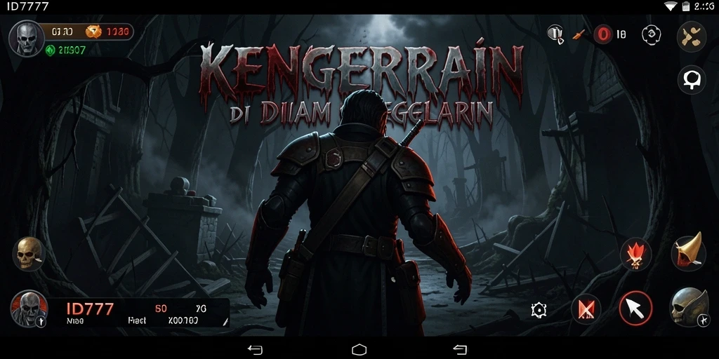 Tampilan gameplay mencekam di <strong>ID777</strong> dengan atmosfer Horror yang mendalam.