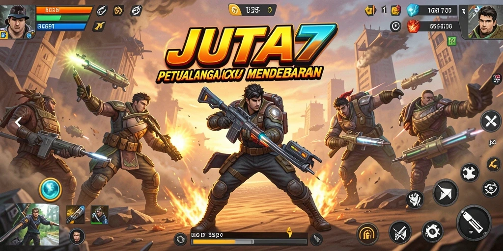 Gameplay mendebarkan JUTA7 yang menampilkan aksi penuh tantangan.