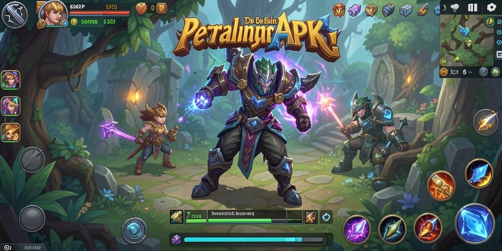 Screenshot menunjukan aksi seru dalam pertarungan ARPG KKRP.