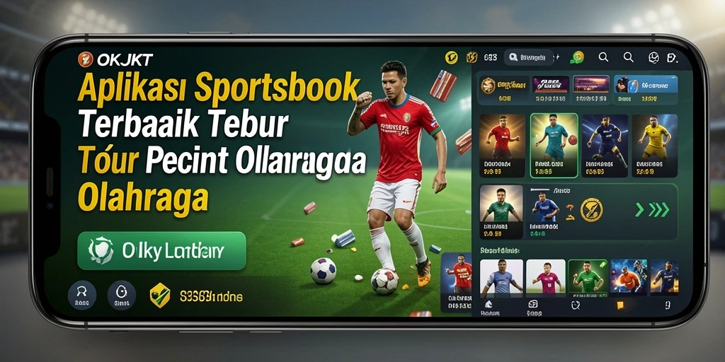 Tampilan gameplay OKJKT dengan berbagai pilihan taruhan olahraga.