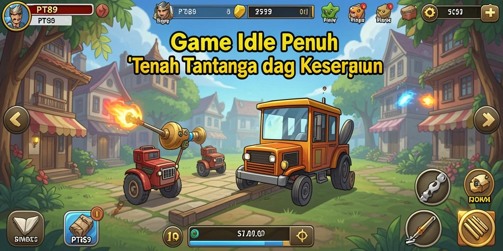 Tampilan gameplay PT89 yang menarik dan menghibur dalam genre Idle.