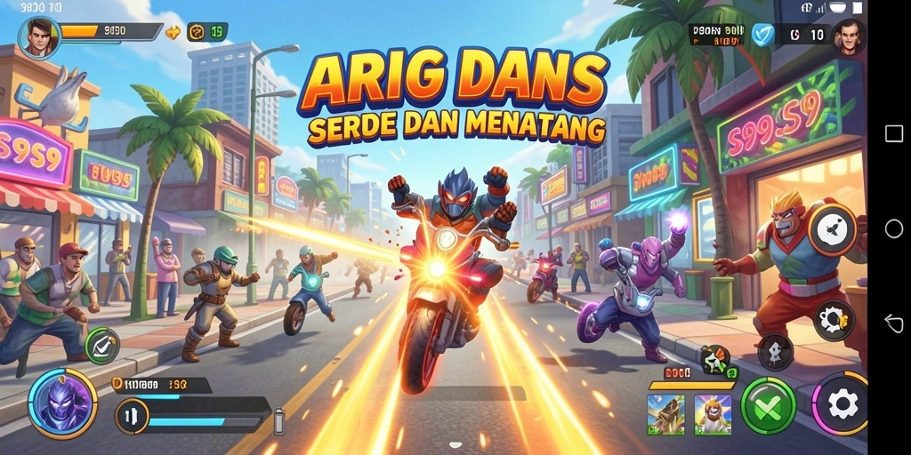 Gameplay S9S9 yang menegangkan dan mengasyikkan.