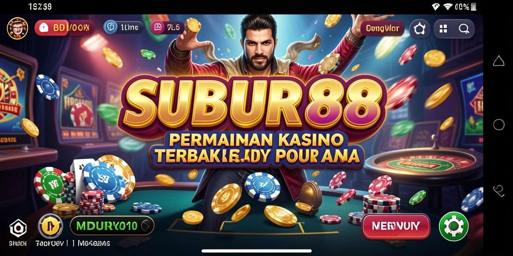 Gambar menampilkan gameplay menarik dari permainan kasino di SUBUR88.