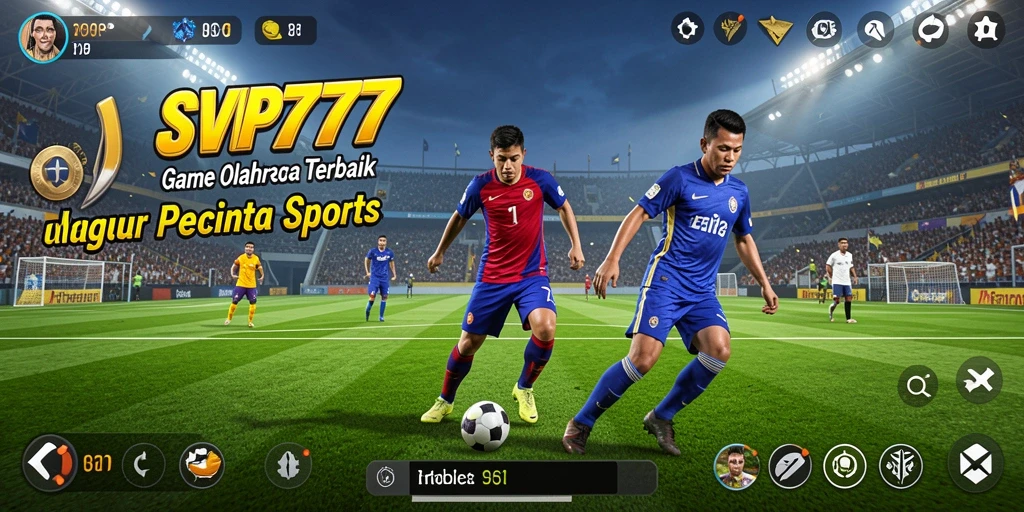 Tampilan aksi seru dalam permainan olahraga SVIP777.