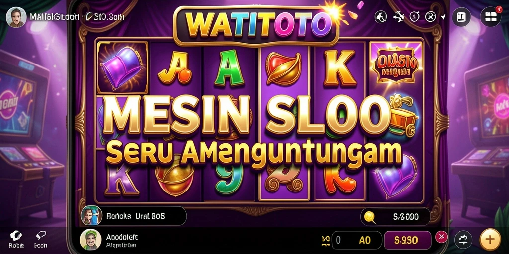 Tampilan gameplay seru dari WATITOTO dengan efek visual menawan.